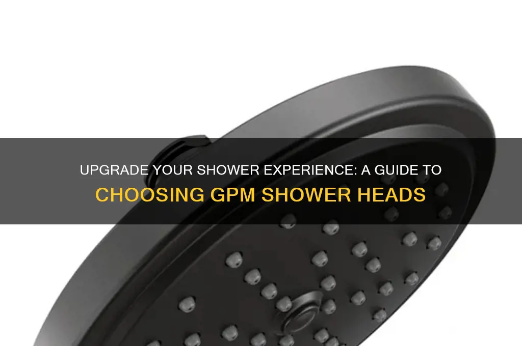 how to get gpm shower head
