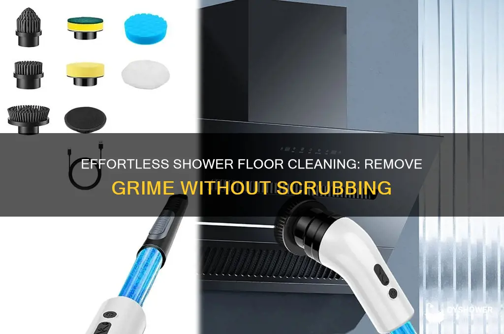 how to get grime off a shower floor without scrubbing