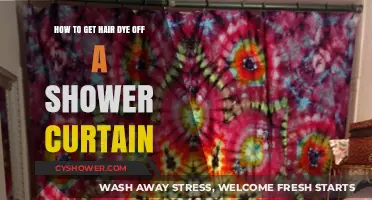 Quick Fixes: Removing Hair Dye Stains from Shower Curtains Easily