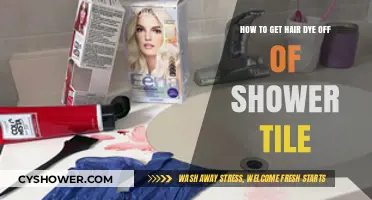 Quick Fixes: Removing Hair Dye Stains from Shower Tiles Easily