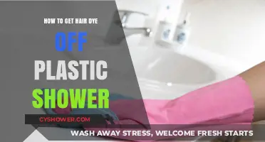 Effective Ways to Remove Hair Dye Stains from Plastic Showers