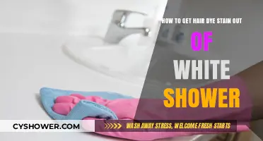 Effective Ways to Remove Hair Dye Stains from White Showers