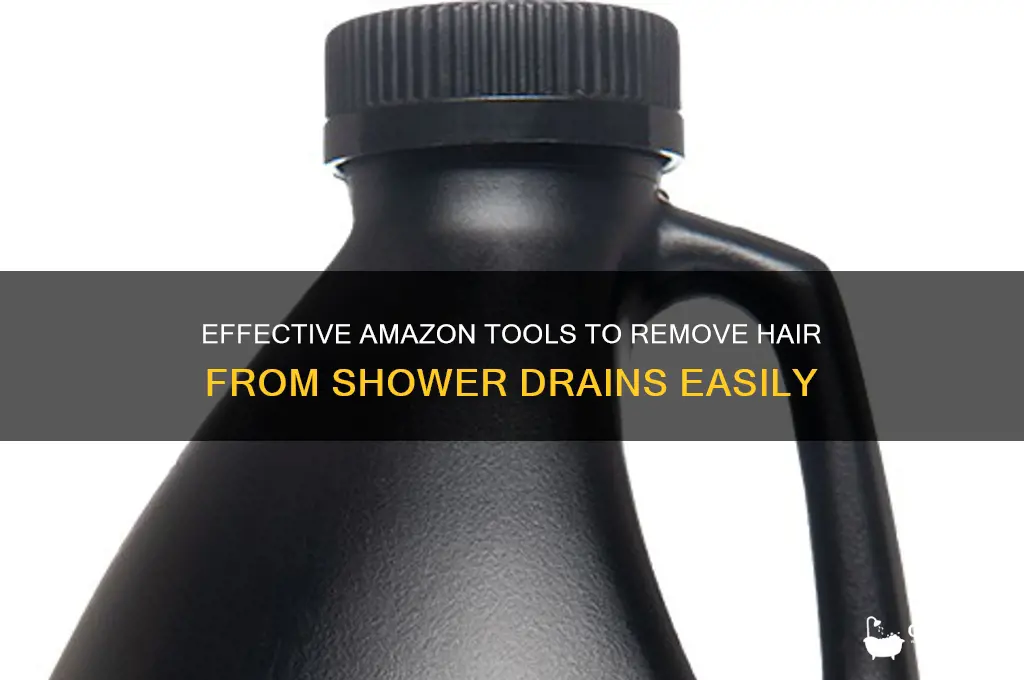 how to get hair out of shower drain amazon