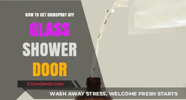 Easy Steps to Remove Hairspray Residue from Glass Shower Doors