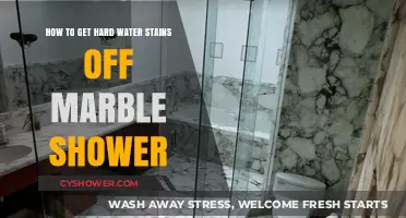 Effective Ways to Remove Hard Water Stains from Marble Showers