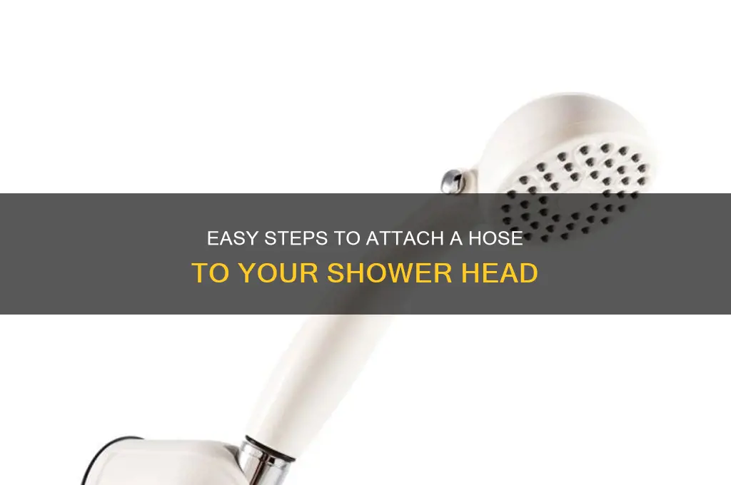 how to get hose into shower head