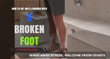 Showering Safely: Tips for Managing a Broken Foot in the Bathroom