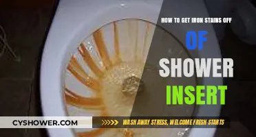 Effective Ways to Remove Iron Stains from Your Shower Insert