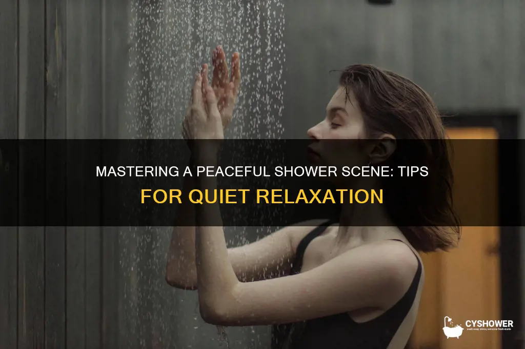 how to get it shower scene with quiet