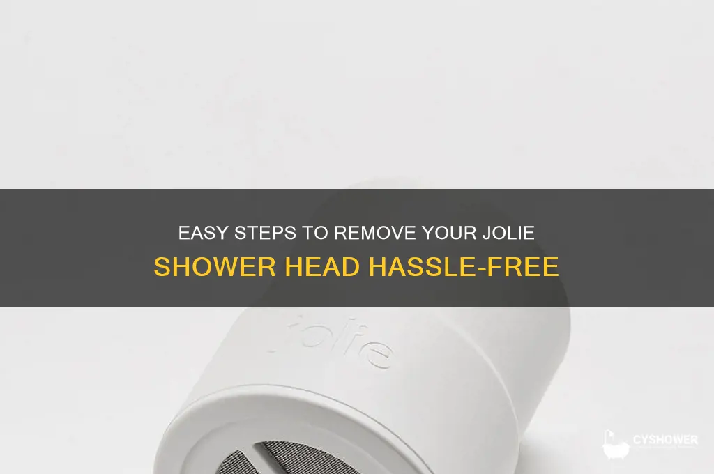 how to get jolie shower head off