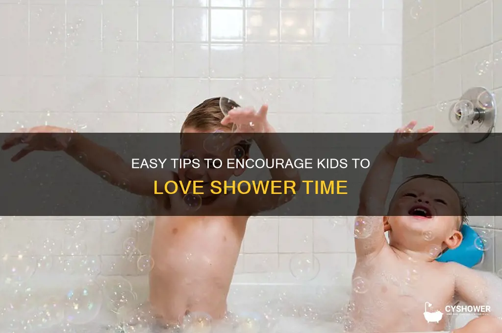 how to get kid to shower