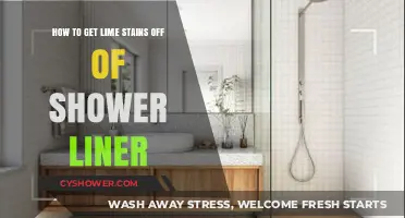 Effective Ways to Remove Lime Stains from Your Shower Liner
