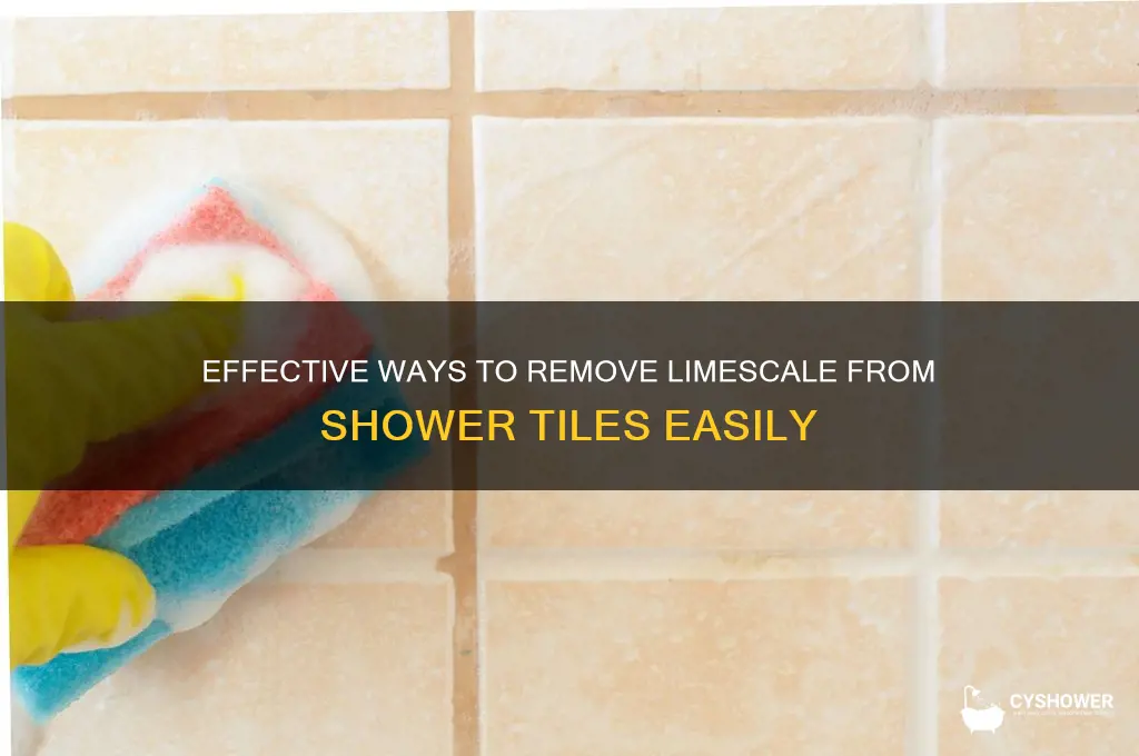 how to get limescale off shower tiles