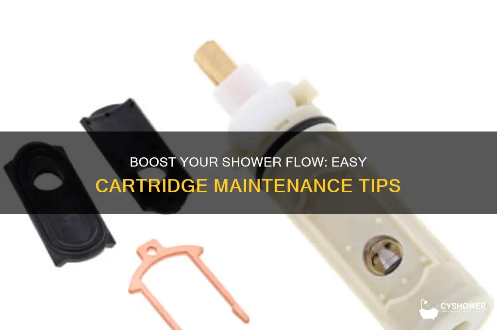 how to get more flow from shower cartridge