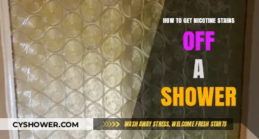 Effective Ways to Remove Nicotine Stains from Your Shower