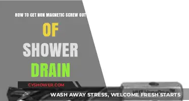 Removing Non-Magnetic Screws from Shower Drains: Quick and Easy Tips