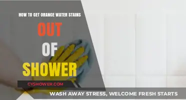 Effective Ways to Remove Orange Water Stains from Your Shower