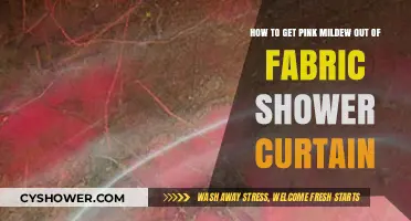 Effective Ways to Remove Pink Mildew from Fabric Shower Curtains