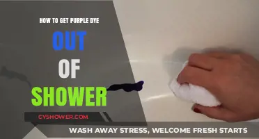 Effective Tips to Remove Purple Dye Stains from Your Shower