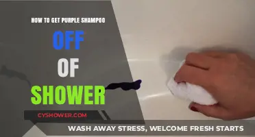 Effective Ways to Remove Purple Shampoo Stains from Your Shower
