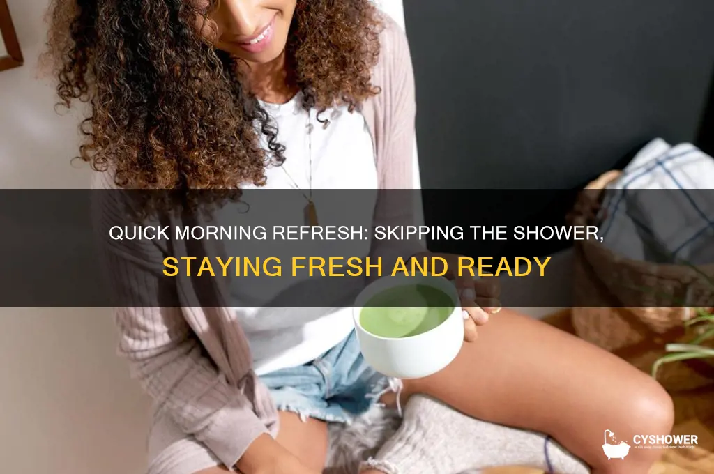 how to get ready in the morning without a shower
