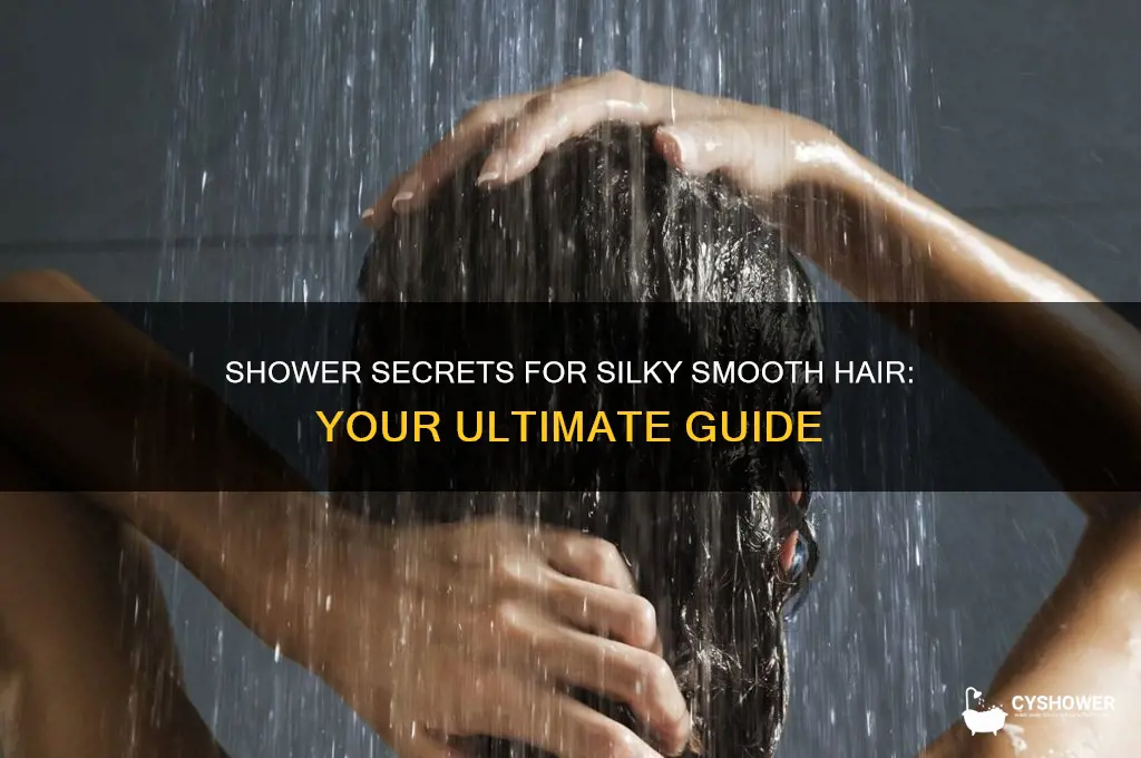 how to get really soft hair in the shower