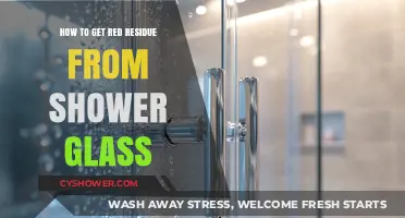 Effective Ways to Remove Red Residue from Shower Glass Easily
