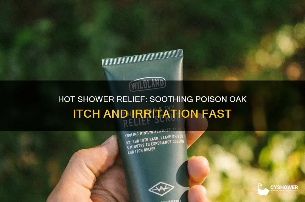 how to get relief from poison oak with hot shower