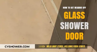 Effective Tips to Remove Stubborn Residue from Glass Shower Doors