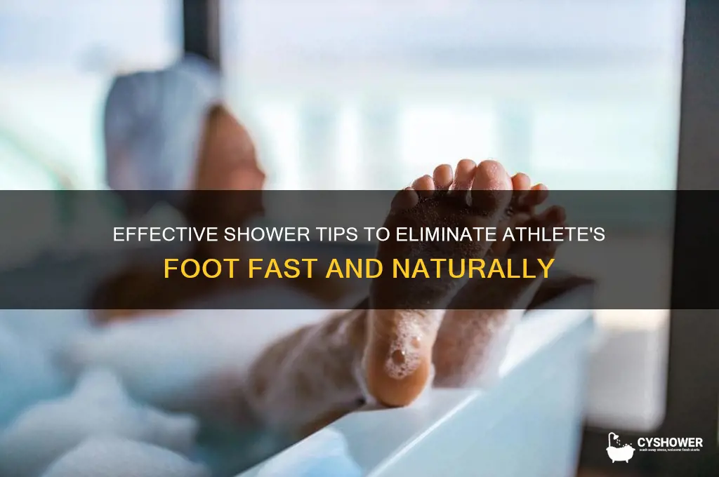 how to get rid of athlete foot in shower