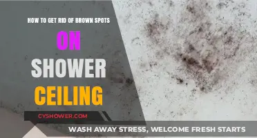 Effective Ways to Remove Brown Spots from Your Shower Ceiling