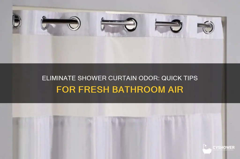 how to get rid of new shower curtain smell