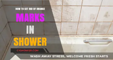 Effective Ways to Remove Orange Marks from Your Shower