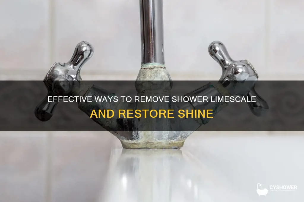how to get rid of shower limescale