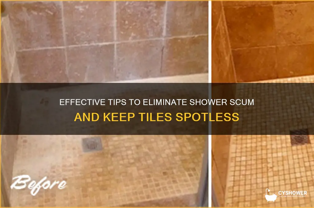 how to get rid of shower scum