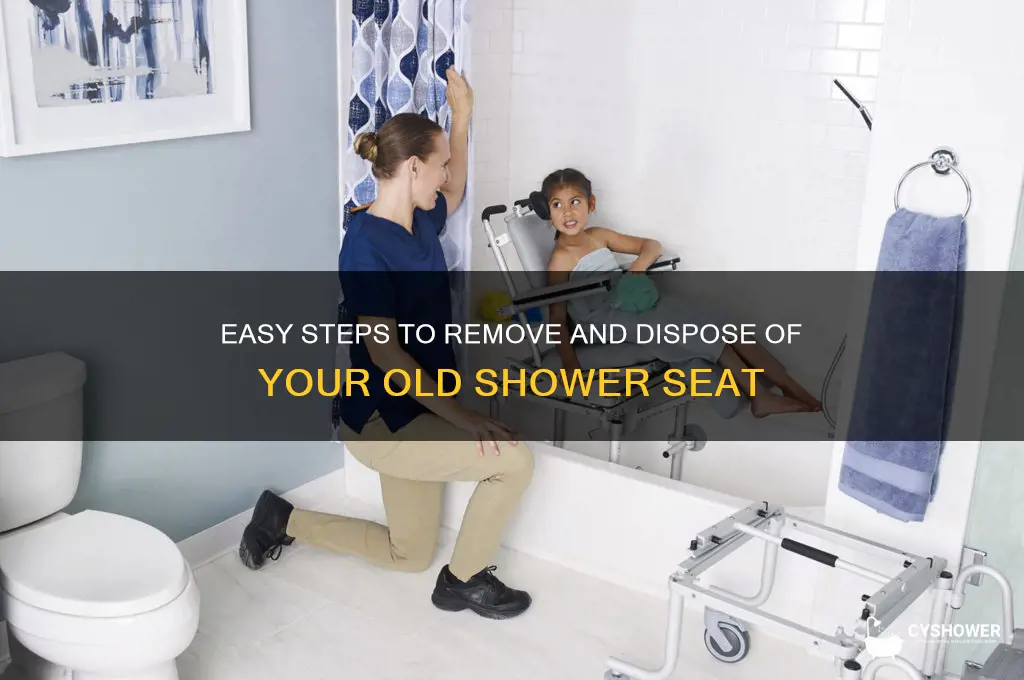how to get rid of shower seat