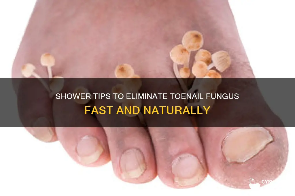 how to get rid of toenail fungus in the shower