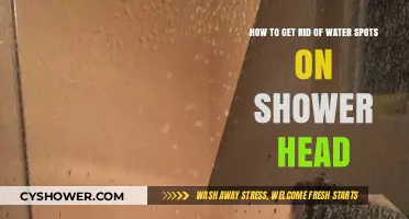 Effective Ways to Remove Water Spots from Your Shower Head