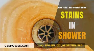 Effective Ways to Remove Well Water Stains from Your Shower