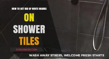 Effective Ways to Remove White Marks from Shower Tiles