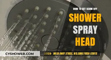 Effective Tips to Remove Scum from Your Shower Spray Head