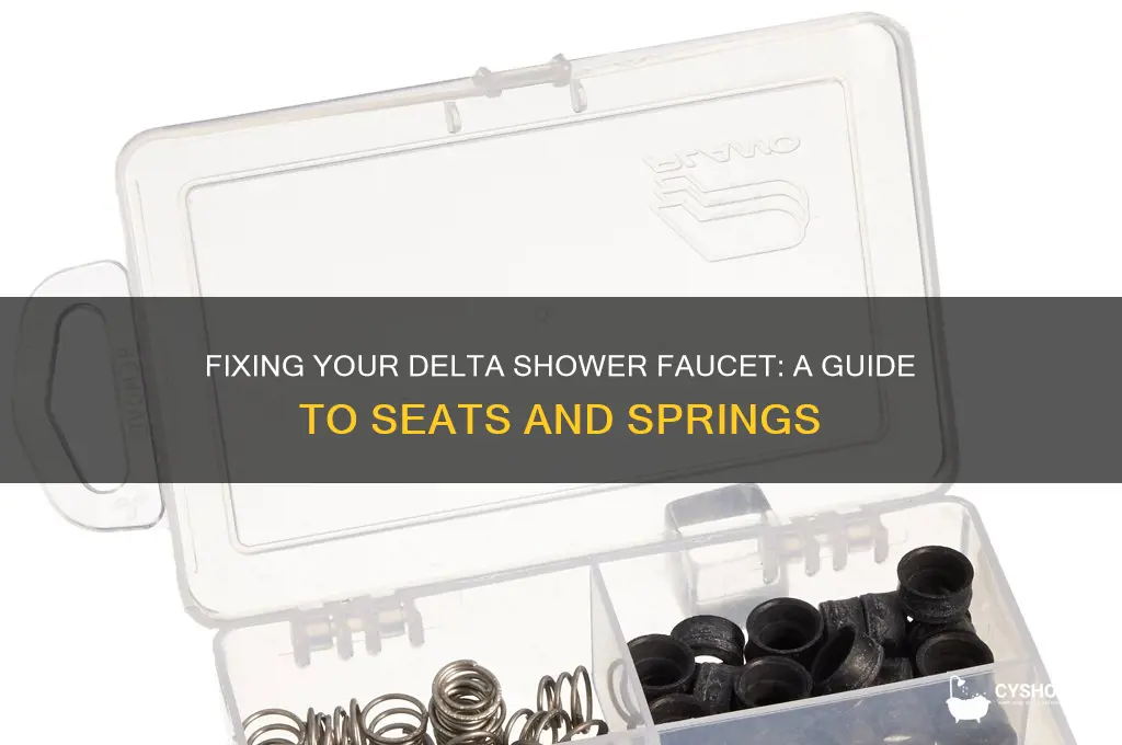 how to get seats and springs in delta shower faucet