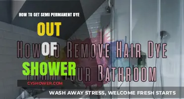 Effective Tips to Remove Semi-Permanent Dye Stains from Your Shower