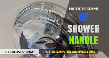 Removing Stuck Set Screws from Your Shower Handle: A Step-by-Step Guide