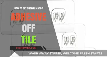 Removing Shower Caddy Adhesive from Tile: Quick and Easy Tips