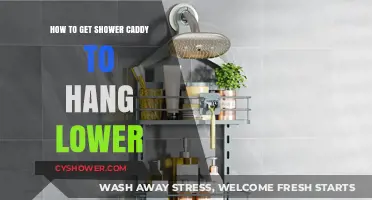 Lower Your Shower Caddy: Simple Tips for Adjusting Hanging Height