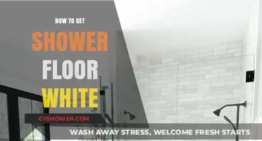 Brighten Your Shower: Simple Tips for a Sparkling White Floor