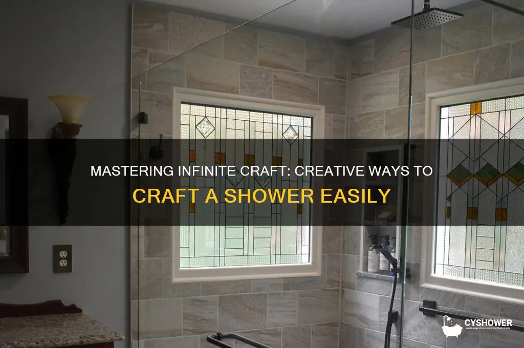 how to get shower in infinite craft