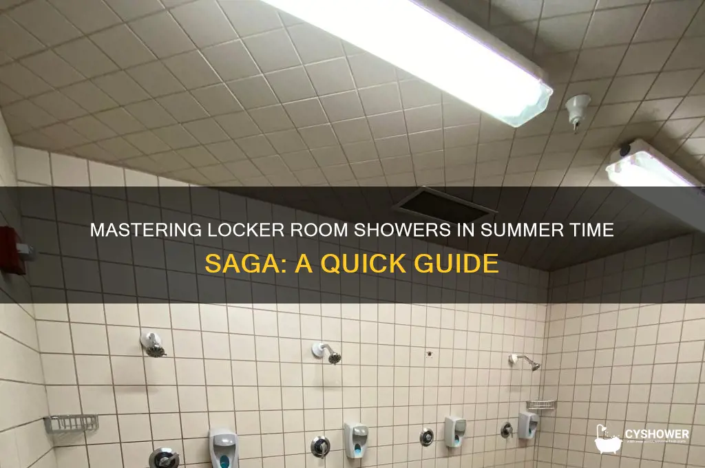 how to get shower in locker room summer time saga