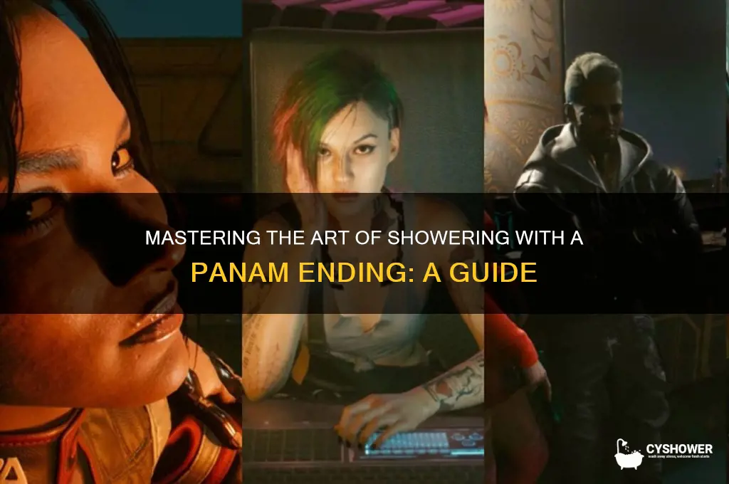 how to get shower with panam ending